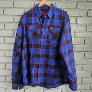 Dixxon Flannel Voorhees Friday the 13th 2019 Rare Discontinued Plaid Shirt XLT